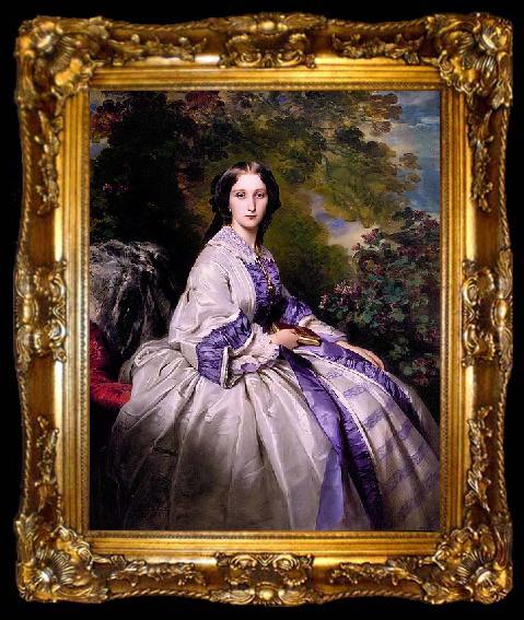 framed  Franz Xaver Winterhalter Countess Alexander Nikolaevitch Lamsdorff, ta009-2
